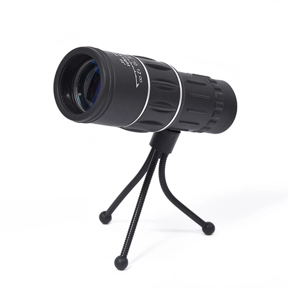 

Monocular Telescope Single-tube Black High Magnification Spotting Multifunction Portable Outdoor Camping Hiking Sports Bird