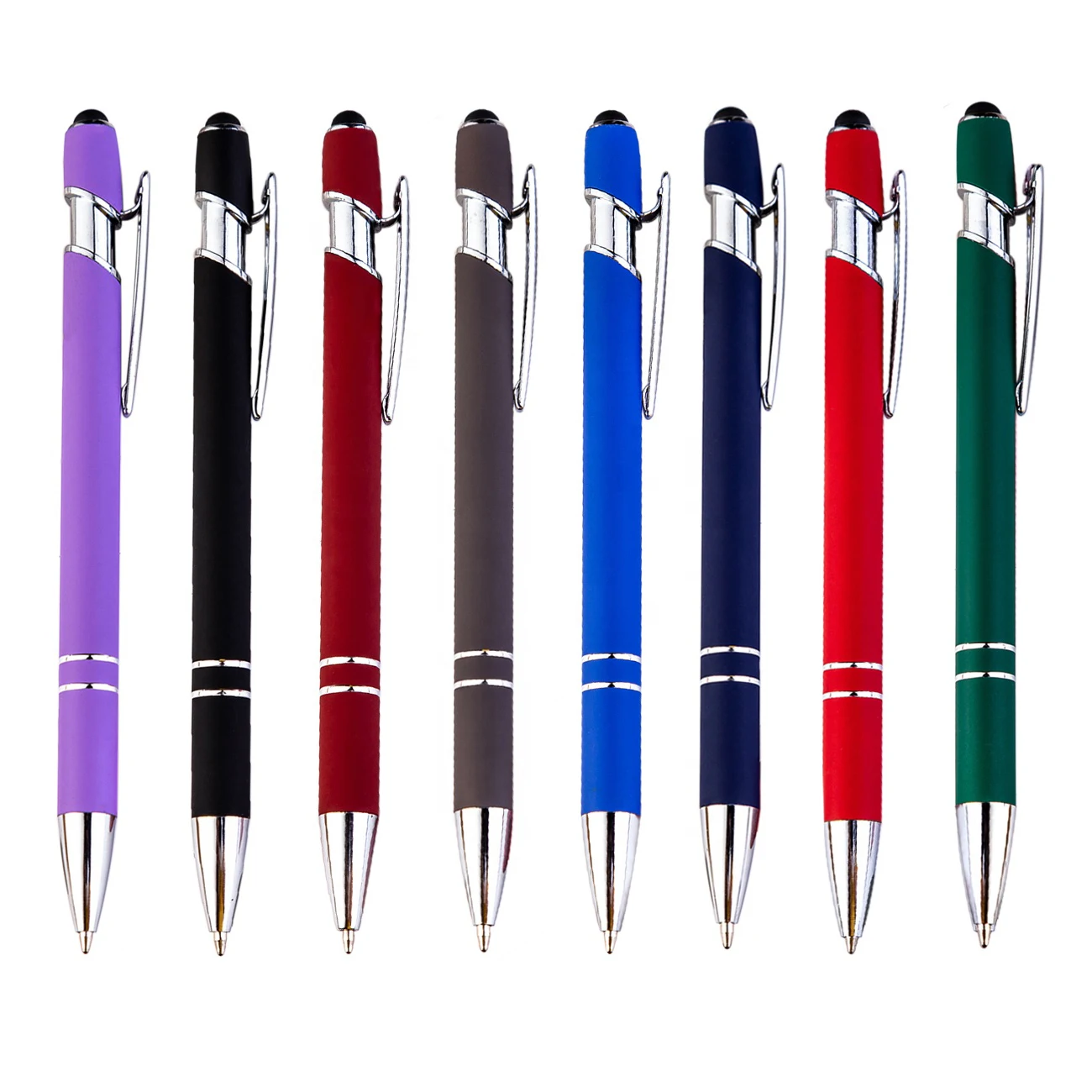 

36pcs/lot Matte Ballpoint Pen Creative Stylus Touch Pen 18 Colors Writing Ballpen Stationery Office School Supplies