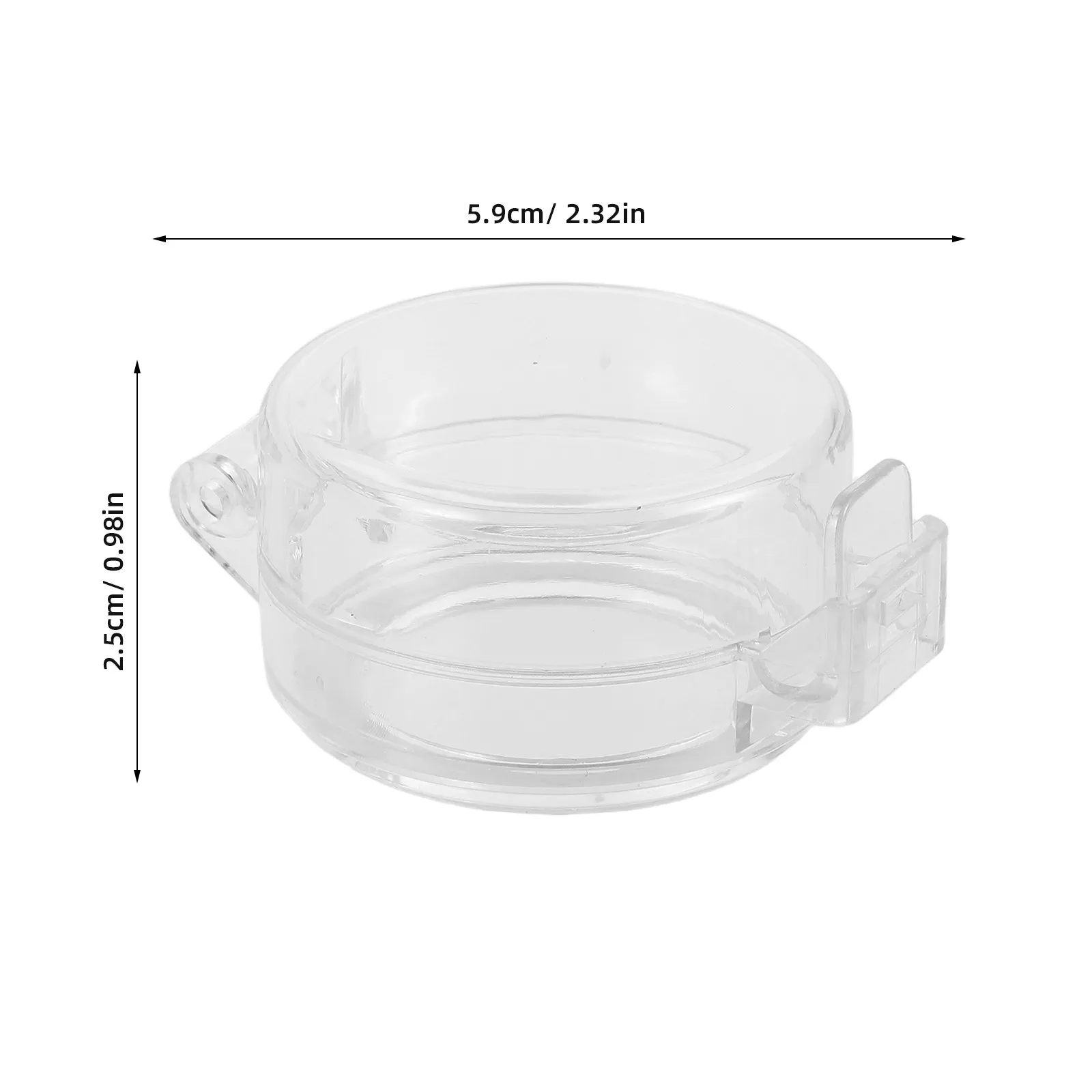 3Pcs Clear Childproof Door Lock Cover Push Button Safety Protector Transparent Deadbolt Guard for Home School Kindergarten Use