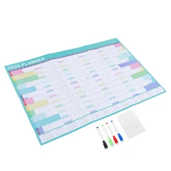 2025 Plan Daily Planning Wall Calendar for Home Decorative Planner Digital Schedules Erasable Paper Hanging Multipurpose Office