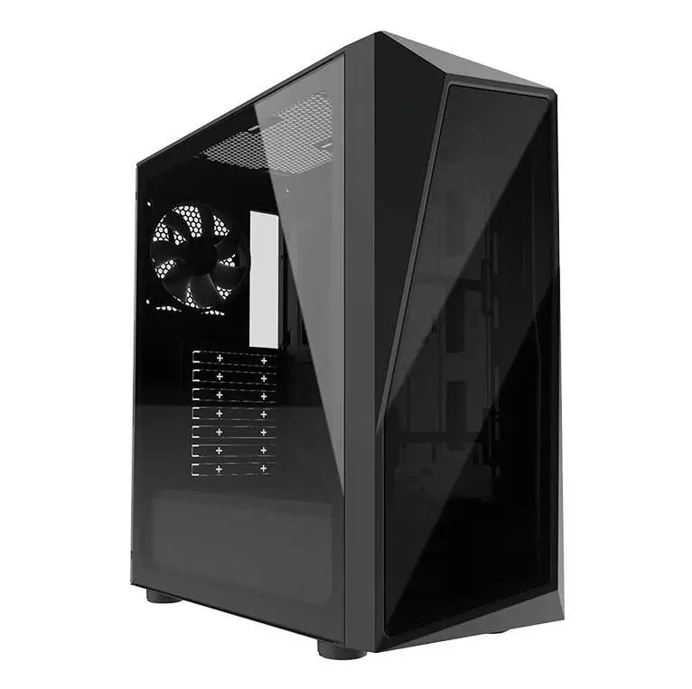 مراجعة وتحليل صندوق الحاسوب CMP 520L MINI-ITX Black Glass CMP Master Cooler Cabinet