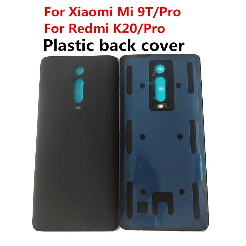 Couvercle de batterie arrière en plastique de remplacement, boîtier pour Xiaomi Redmi K20 Pro Mi 9T Pro