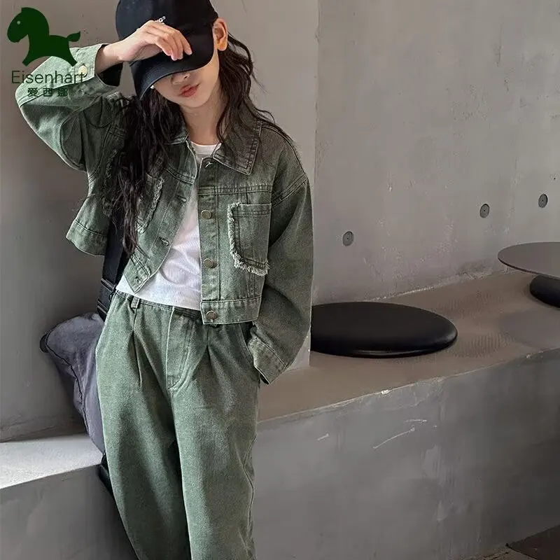 

set girls jacket pant 2pcs