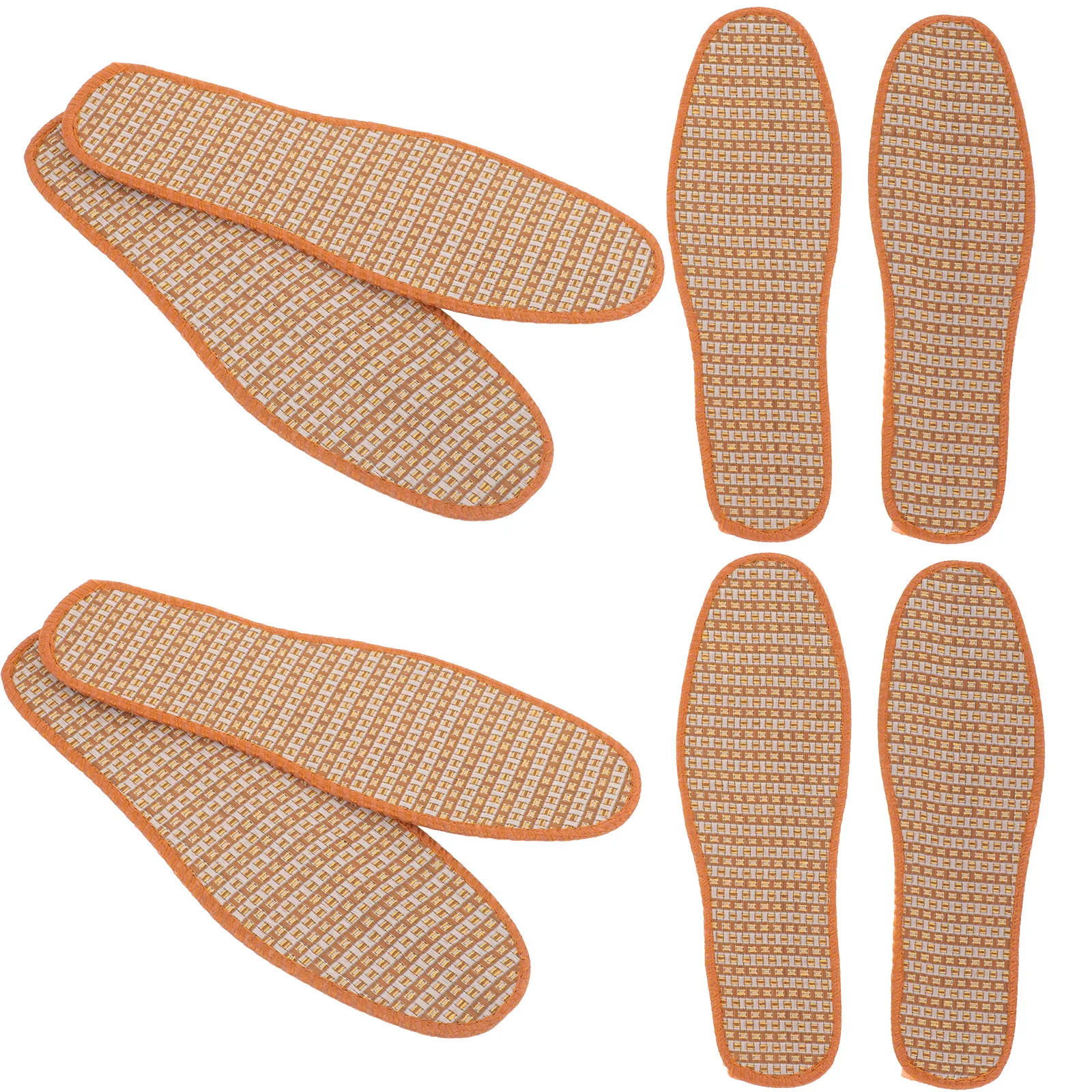 

4 Pairs Deodorant Insoles Sneaker Women Shoe Insert Breathable Inserts Deodorizer