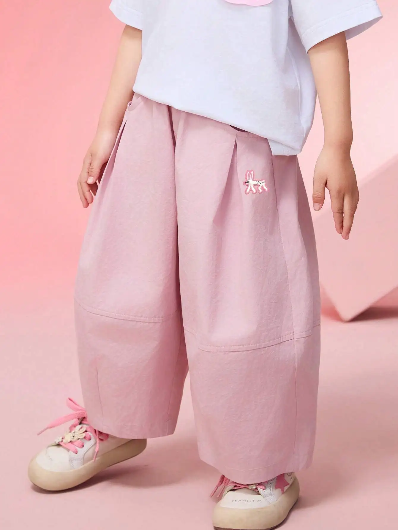 توين بنات ربيع عارضة السراويل المستقيمة #5