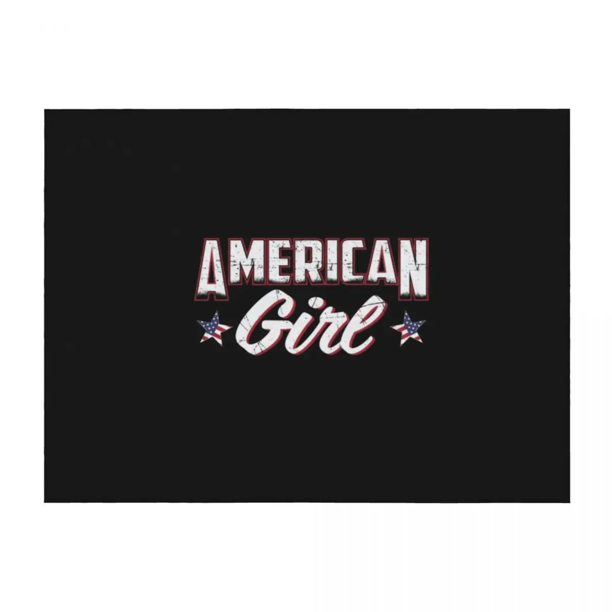 

American Girl Throw Blanket valentine gift ideas Sofa Throw manga Vintage Blankets
