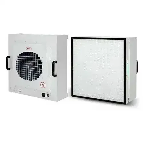 Industry mini air purifier hepa filter H14 FFU fan filter unit for desktop laminar flow hood aluminum 2x2