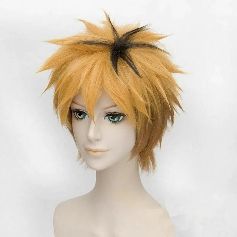 ل تأثيري Nagachika إخفاء شعر مستعار تأثيري هالوين اتفاقية الحدث شعر مستعار + غطاء للشعر #5