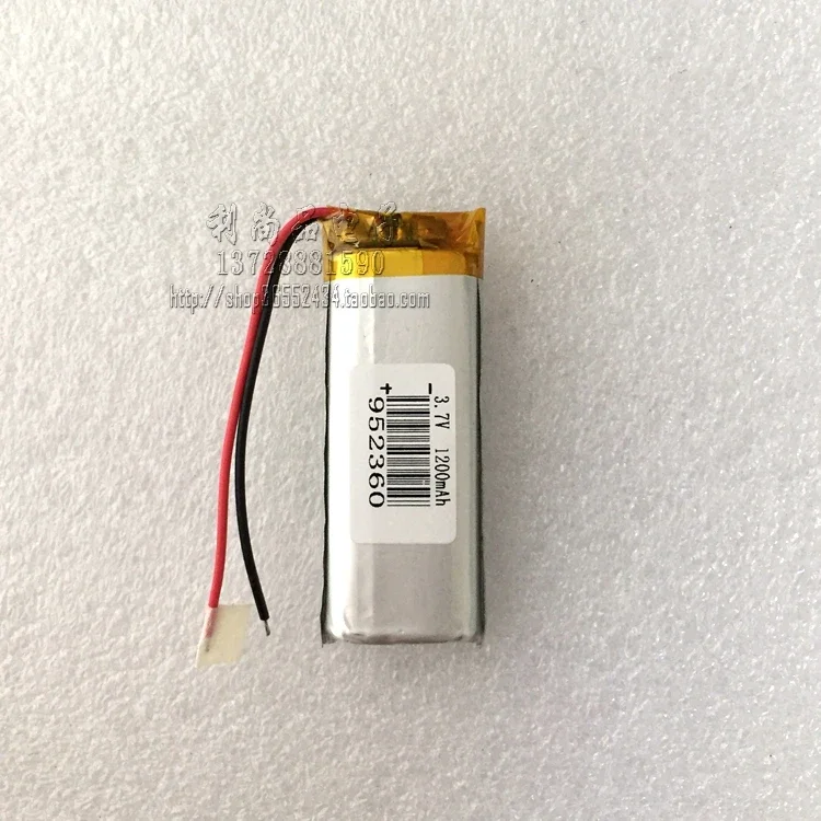 Полимерная литиевая батарея 3,7 В, 1200 мАч, ручка-рекордер, машина для чтения точек, динамик, световая полоса 952360