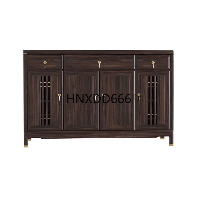 

Simple new Chinese side cabinet Zen living room tea cabinet