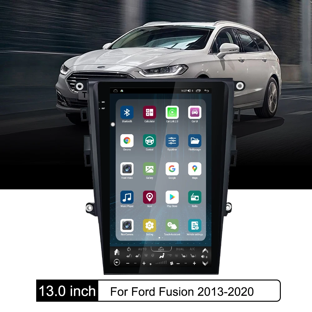 

New For Ford Mondeo Fusion 2013 2020 Tesla Screen Android Car Radio GPS Navigation Multimedia Player Autostereo Carplay Headunit
