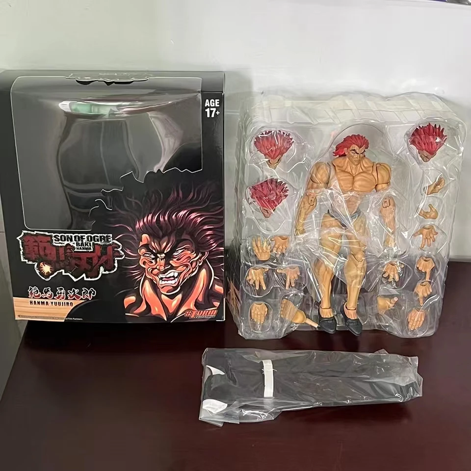 Storm Toys St 1/12 Hanma Yujiro Baki Hanma Figurka Akcji Ko St Storm Toys Syn Ogry Baki Hanma Model Zabawki Prezenty Urodzinowe
