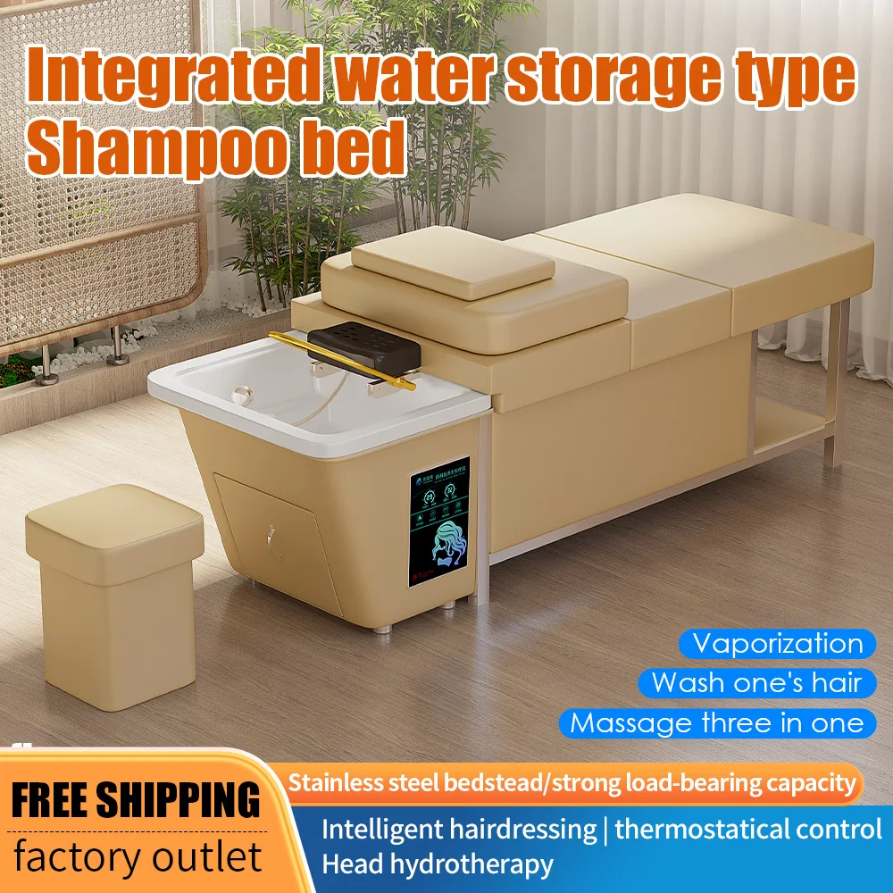 New Thai-Style Shampoo Bed Without Access To The Water Barber Shop Dedicated Thermostatic Water Heater Spa Bed