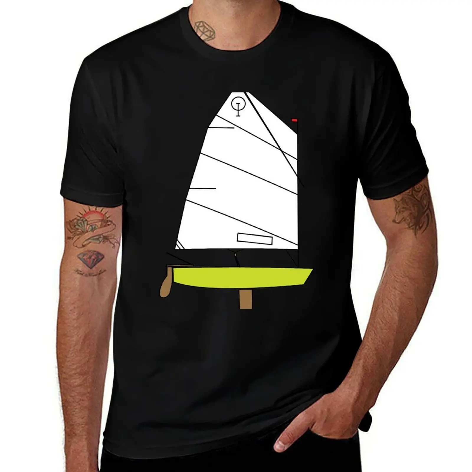 T-shirt Optimist Sailing Dinghy pour les vacances d'été