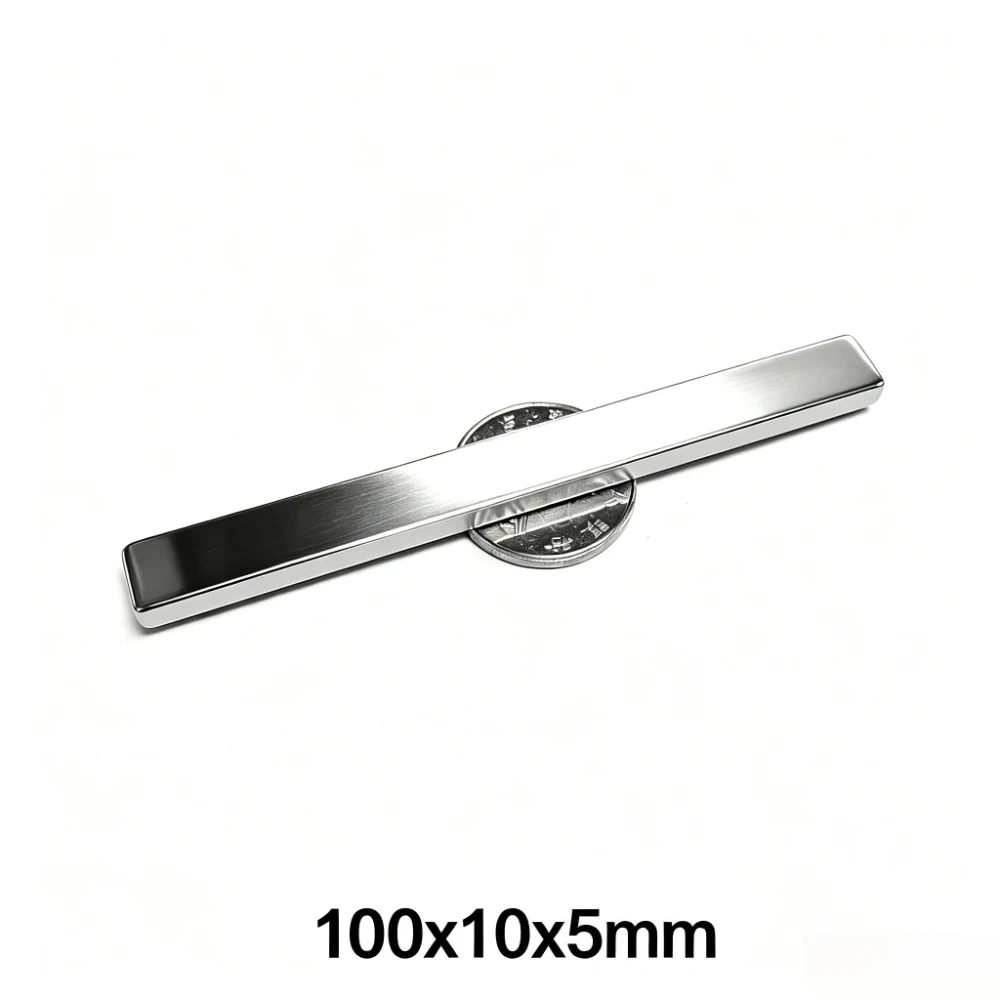 100x10x5 mm Powerful Block Magnets 100mmX10mm N35 Super Neodymium Magnet 100x10x5mm Permanent NdFeB Magnets 100*10*5 mm