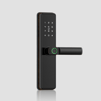 Smart lock WIFI Tuya Ttlock application control fingerprint electronic digital touch screen keyboard code key smart door lock