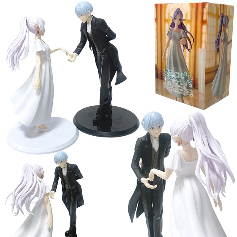 18-20cm Frieren: Beyond Journey's End Anime Figure Frieren Himmel Proposal Dance Action Figure PVC Ornaments Toy Brithday Gift