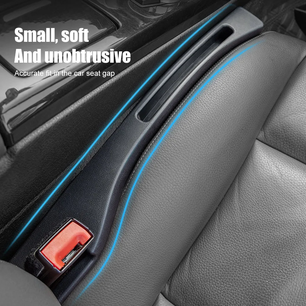 Car Seat Gap Filler Universal PU Leak-proof Filling Strip Anti-Drop Seat Gap Strip With Hole Car Decor Auto Interior Accessories