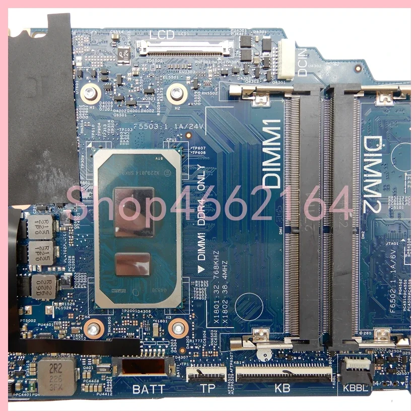 213277 -1 Met i5-1135G7 CPU Laptop Moederbord Voor Dell Latitude 3520 Notebook Moederbord CN 0D9VNX7 Volledig Getest OK