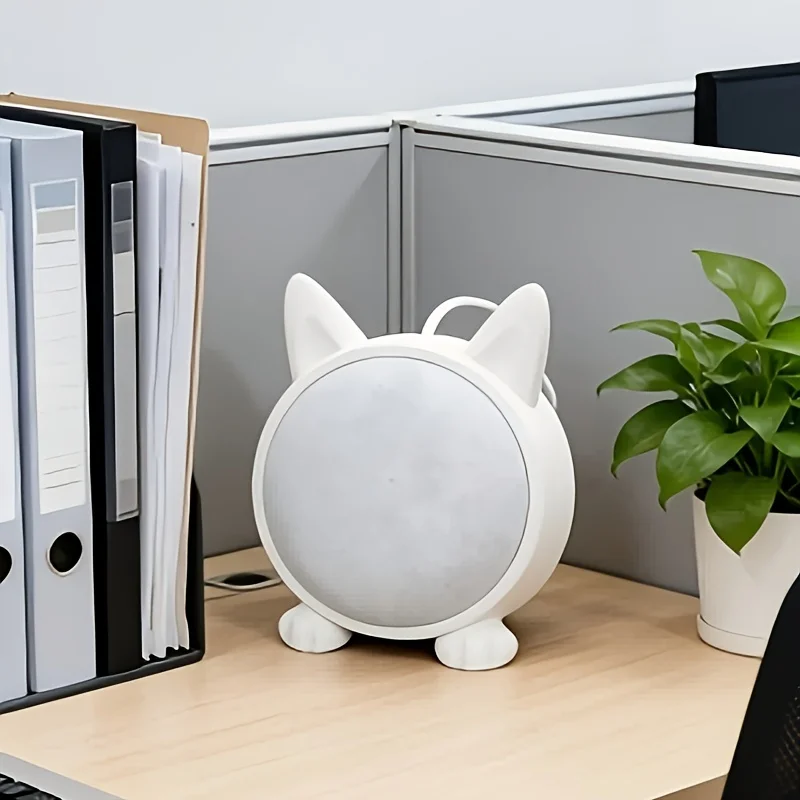 Soporte de escritorio con forma de gato para Google Nest Mini Home, estable, antivuelco, moldeado preciso, soporte robusto que no se balancea, soporte para altavoz inteligente
