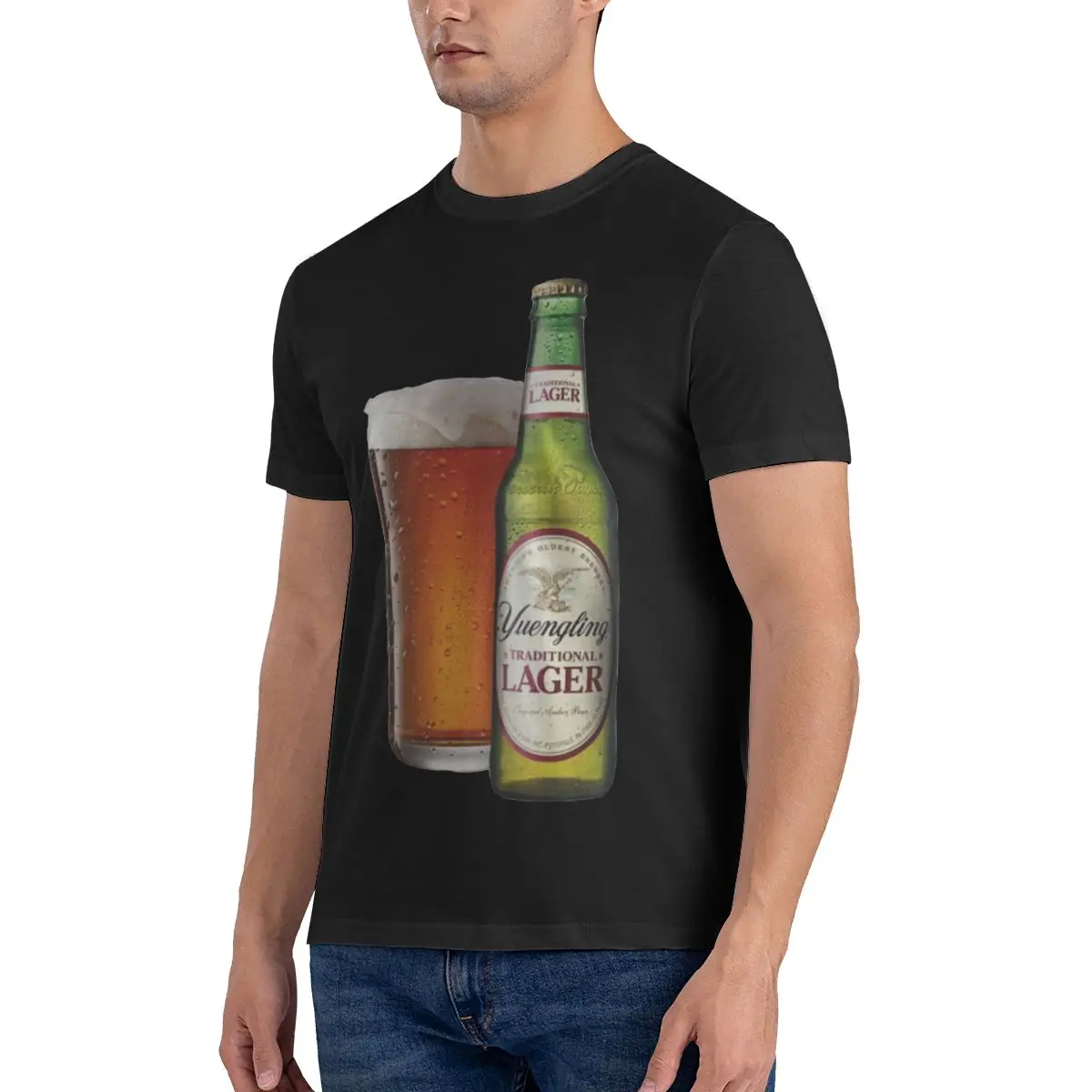 Yuengling Men's Classic Unisex Cotton T-Shirt for Men & Women, Classic Tee