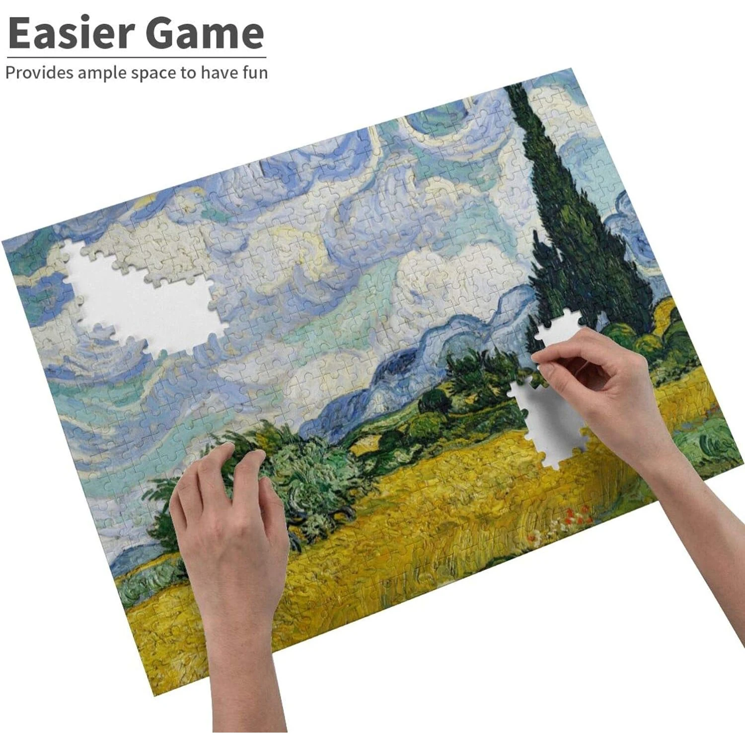 1000 pezzi di alta difficoltà per alleviare lo stress, giocattoli puzzle per bambini, regalo, puzzle di carta per cartoni animati