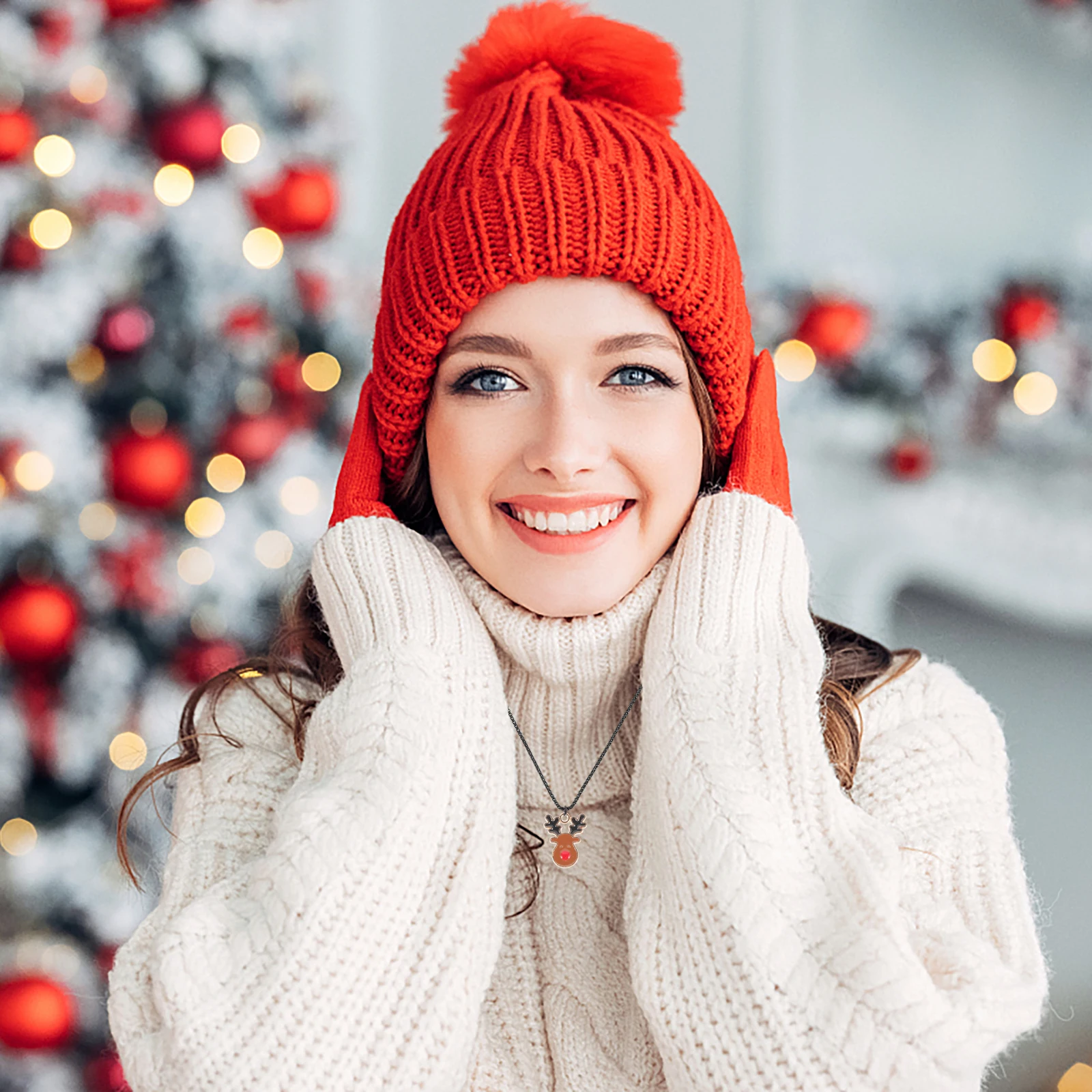 

20Pcs Christmas Elk Charms Alloy Pendant Durable DIY Necklace Bracelet Phone Jewelry Making Accessories for DIY Craft