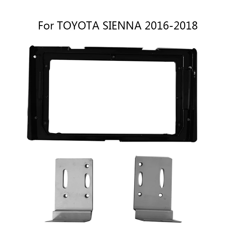 9 Inch Android Car Radio Frame Kit For TOYOTA Sienna 2016-2018 Auto Stereo Center Console Holder Fascia Trim Bezel Faceplate