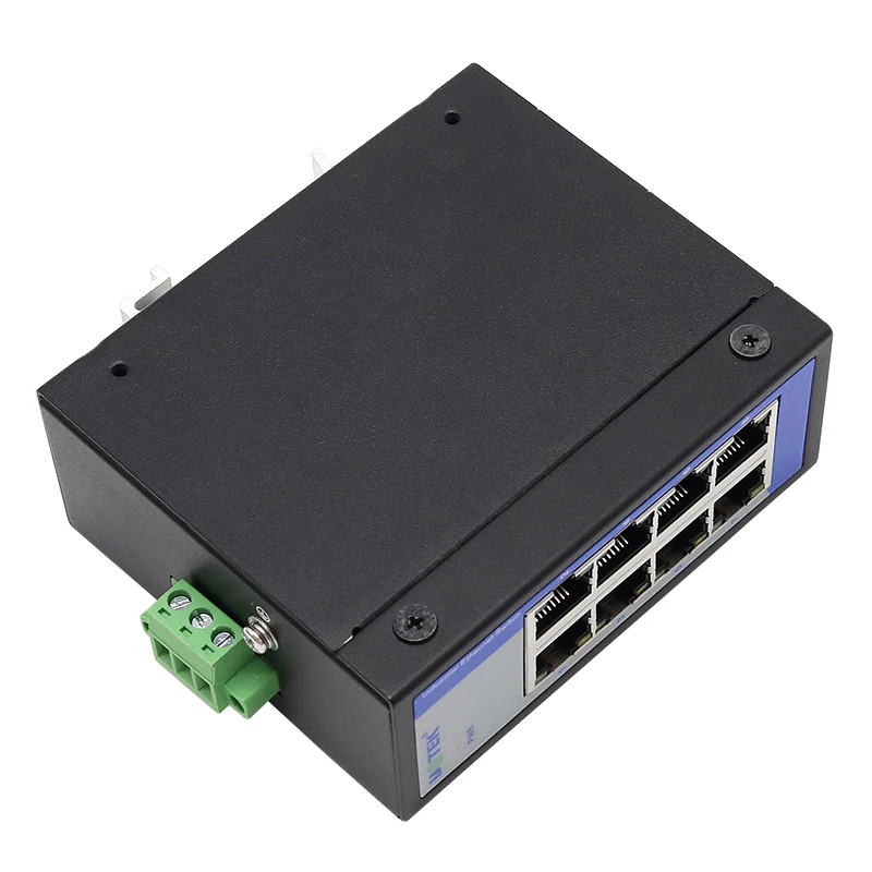 10/100M 8-Port Unmanaged Ethernet Switch Full-Duplex and Half-Duplex Auto 10/100Mbps Auto MDI/MDI-X