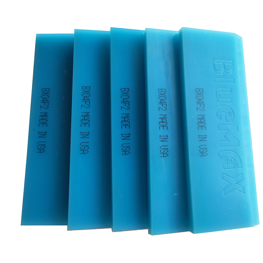 5PCS BLUEMAX Squeegee Spare Rubber Blade Car Window Home Glass Mirror Bathroom Ceramic Cleaning Wiper Auto Vinyl Wrap Tools 5B02