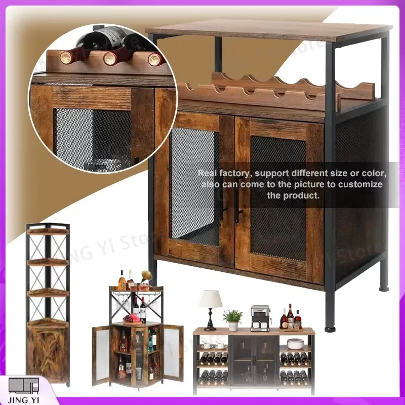 Small Wooden Wine Cabinet with Temperature Control for Home Bar Kitchen Restaurant Wholesale Wine Cooler Storage Rack image 5