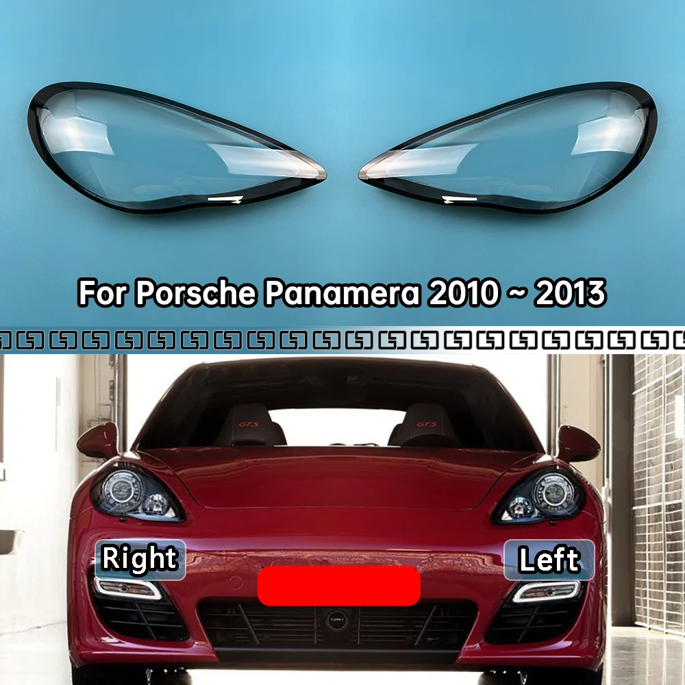 

For Porsche Panamera 2010 2011 2012 2013 Car Accessories Headlight Lamp Shade Headlamp Lampshade Cover Lens Plexiglass