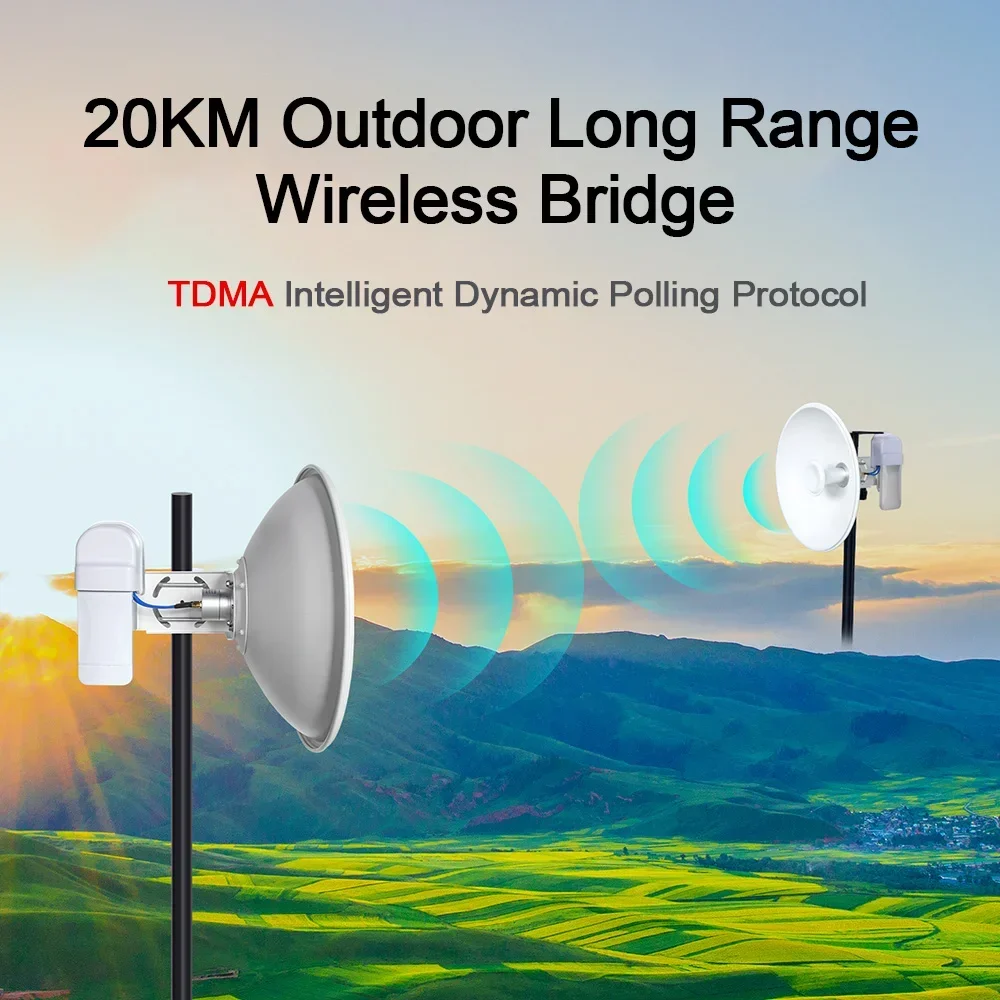 2025/20Km Point To Multi Point Wireless Long Range Wifi Antenna Wireless Transmission Network Bridge
