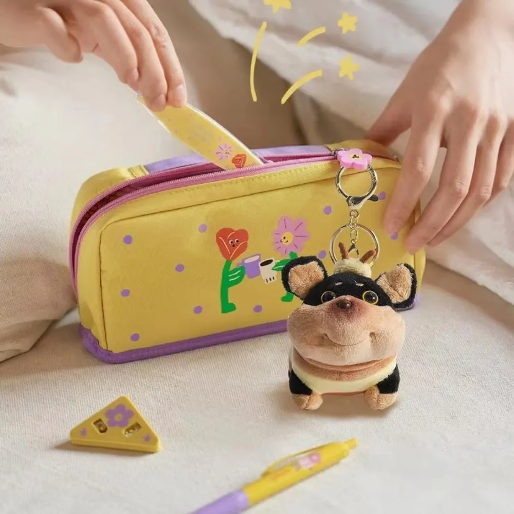 Lightweight Portable Bee Puppy Bag Pendant Soft Unique Puppy Dog Keychain Pendant Bag Hanging Decoration Animal Accessories