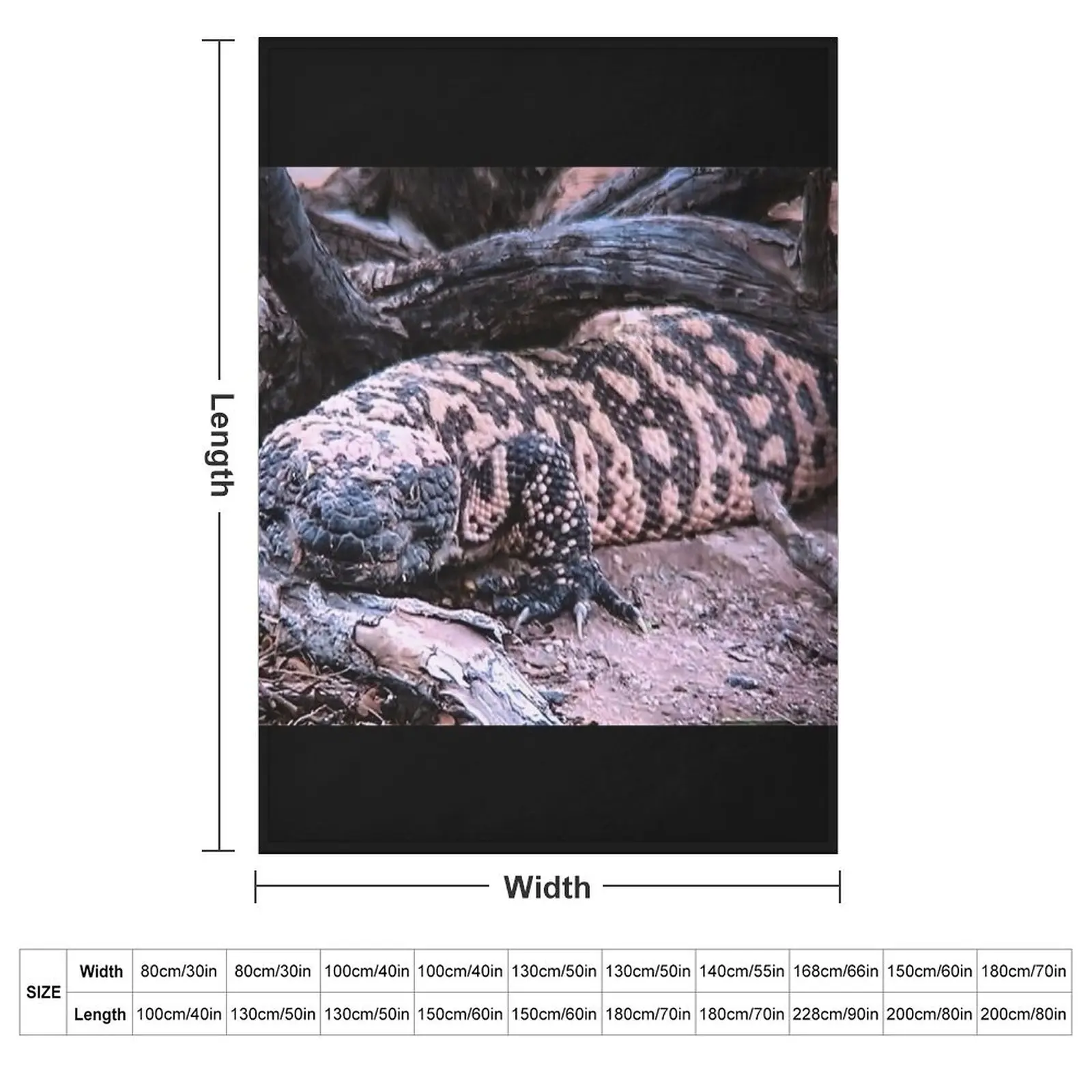 Gila Monster Under Creosote Bush Throw Blanket Luxury Throw Hairys wednesday For Baby Blankets