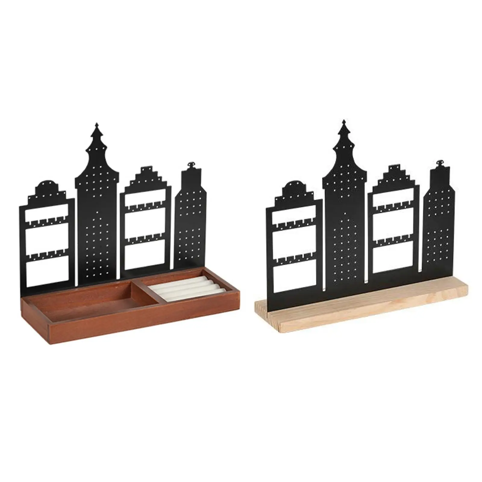 حامل عرض الأقراط لمتجر البيع بالتجزئة عرض معدني لسطح الطاولة الأم النوم