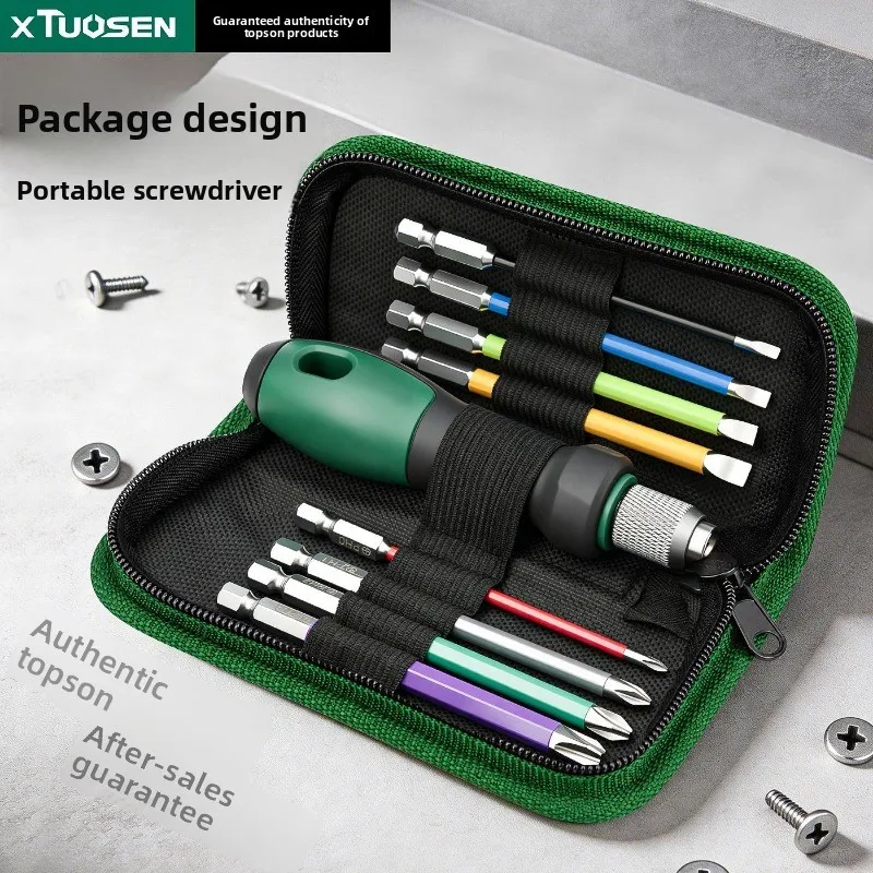 Triangle head multifunctional plum blossom screwdriver with irregular shape complete set of tools, 8/18 pcs manual screwdriver