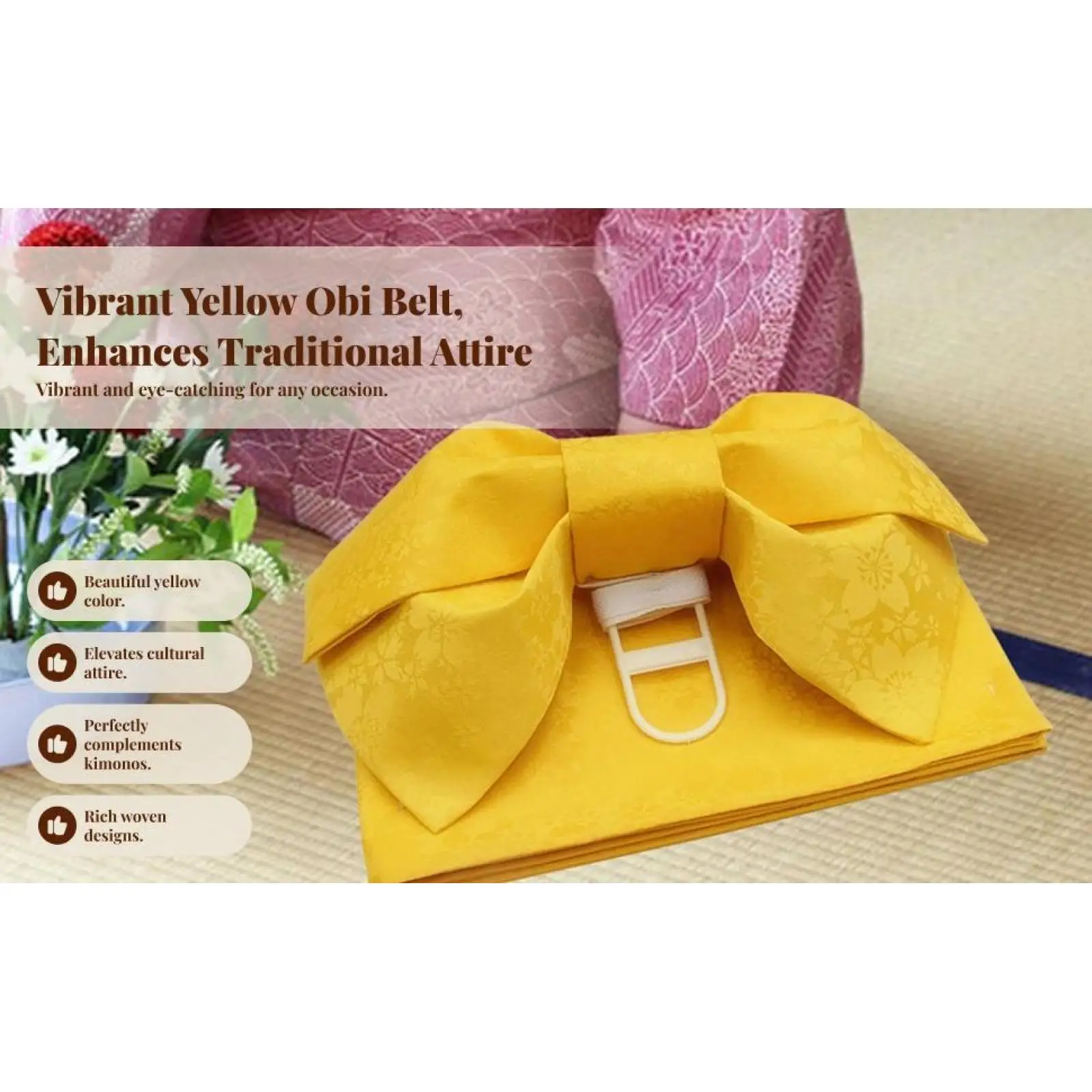 Pre Tied Bow Kimono… - image