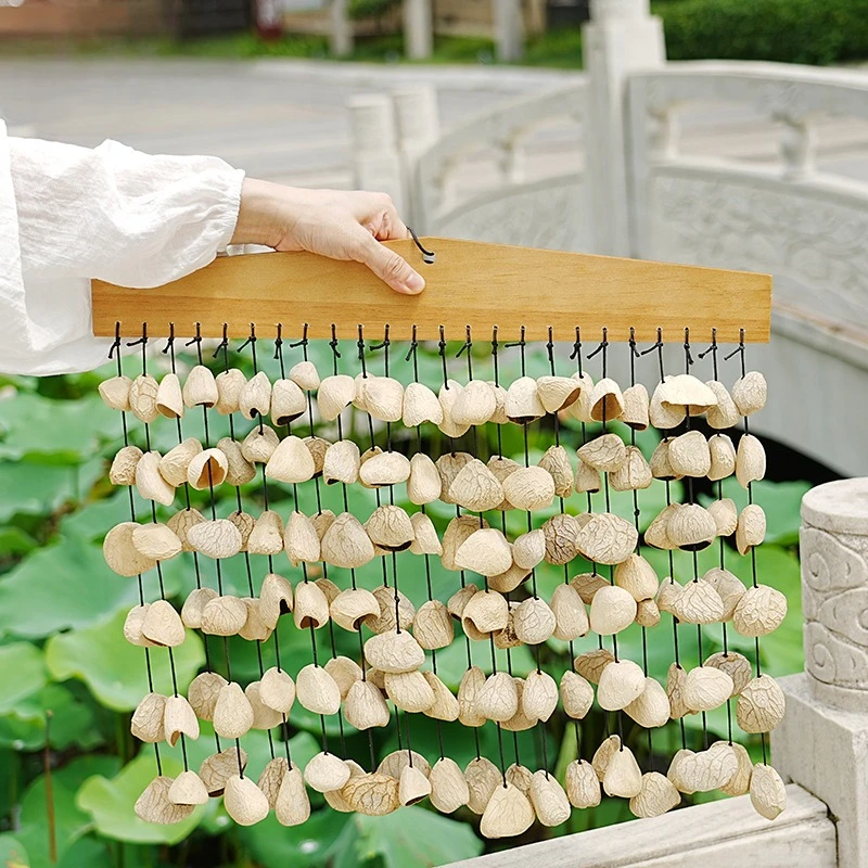 Nut Shell Wind Chimes Meditation Diapason Wind Chimes Spiritual Relaxation Yoga Bells Sound Healing Percussion Instruments