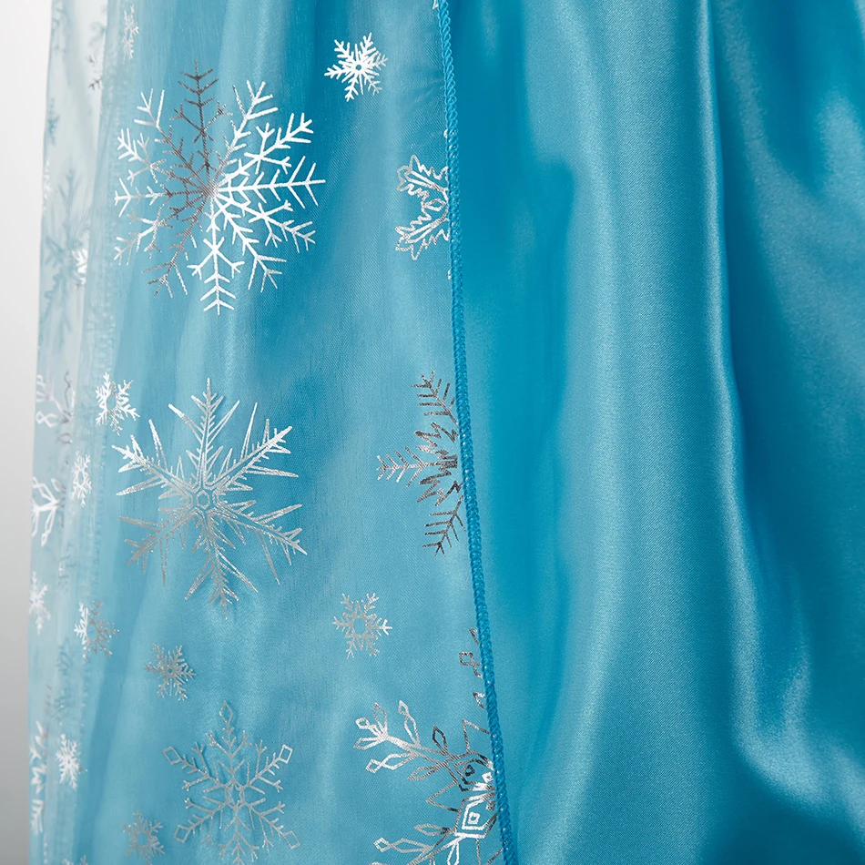 Children Anna Elsa Dress Girls Princess Cosplay Costume Kids Snow Queen Sequined Elegant Dress Girl Christmas Carnival Clothes image 6