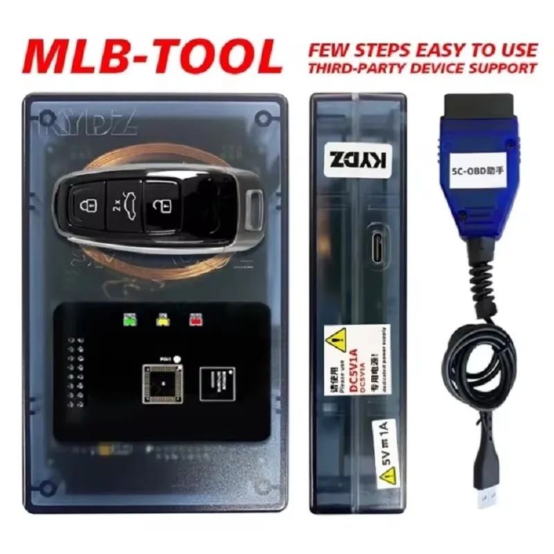 DIYKEY 2024 Newest Version KYDZ MLB Key Programmer Token OBD Basic Programmer for Audi Lamborghini Bentley Porsche