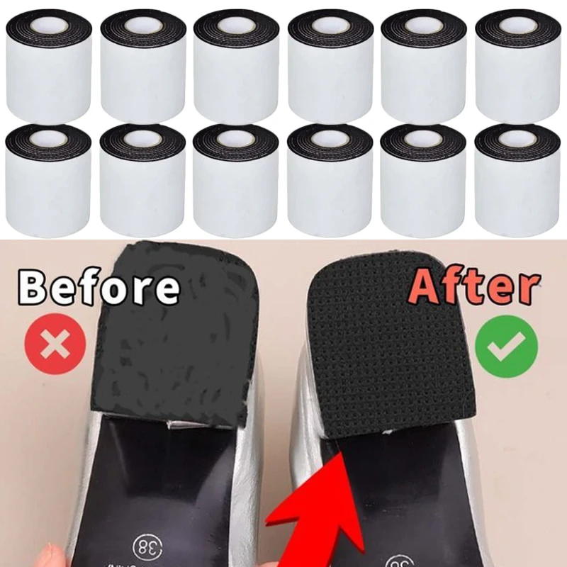 5pcs Shoe Sole Anti Slip Stickers Cuttable High Heels Anti Damage Patch Shoes Wear Resistant Self Adhesive Stickers Protective