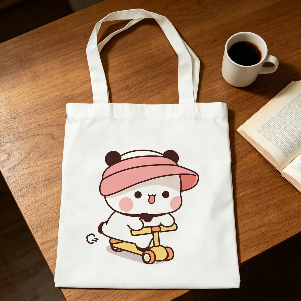 Bubu Dudu tote bag canvas  torba na zakupy shopper y2k woman