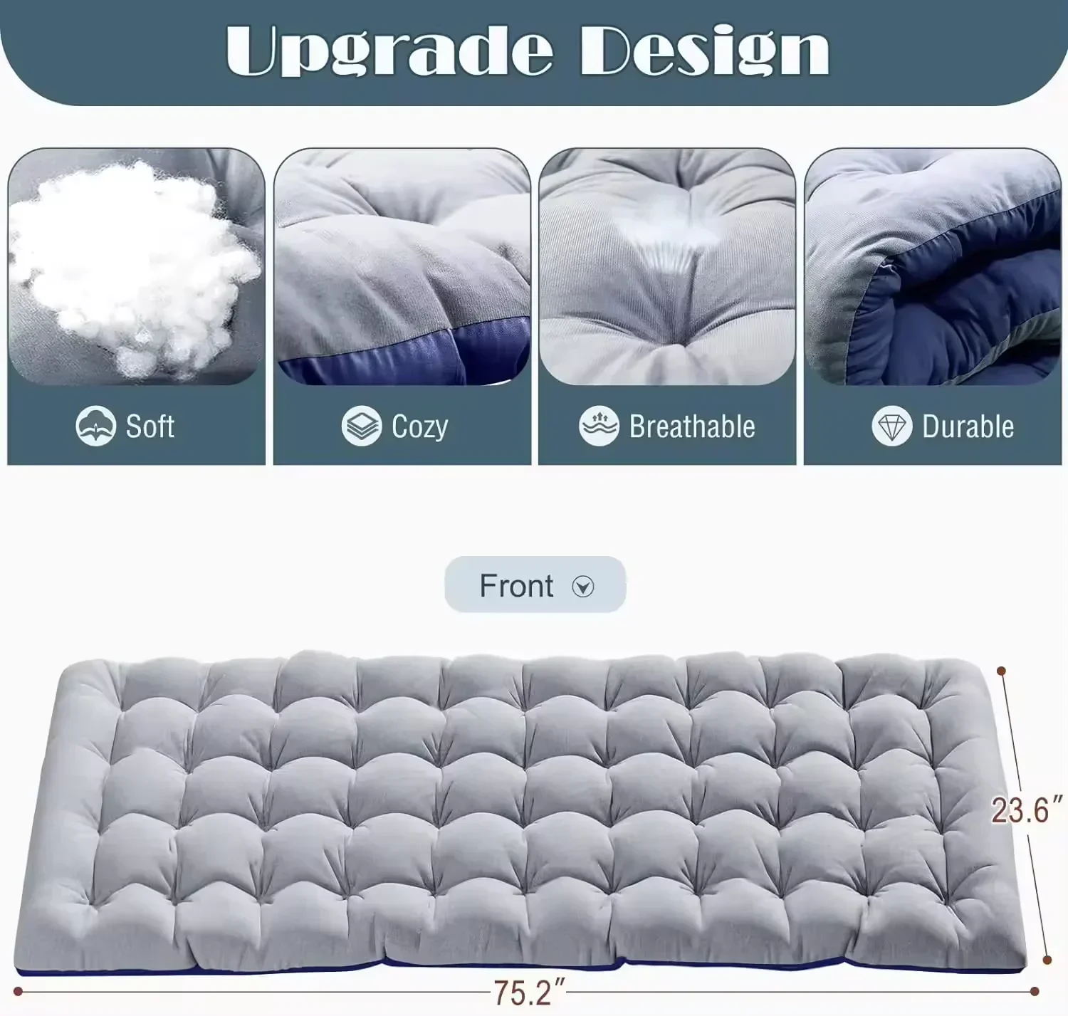 20262024 Hot Sales Portable Adjustable Positions Fold up Bed Hideaway Indoor Outdoor Cot Folding Bed with Mattress for Adults