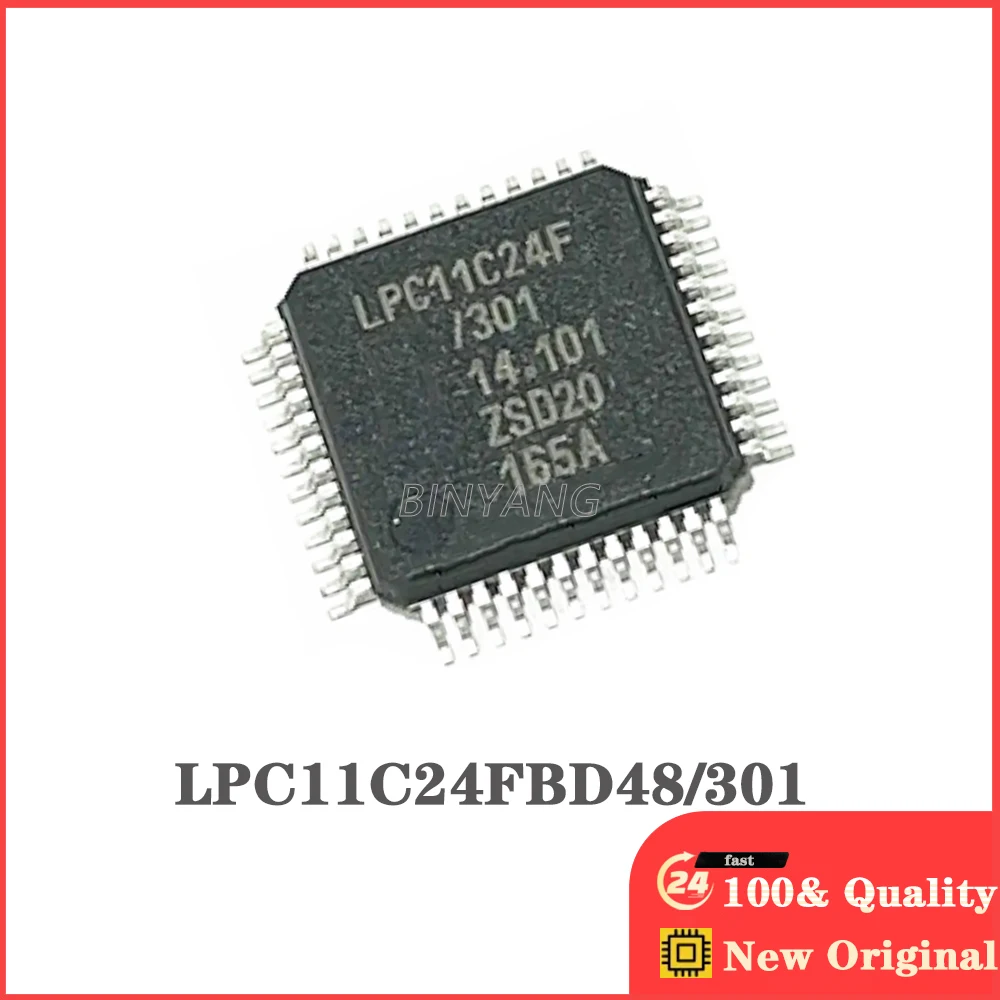 (5piece) 100%  LPC11C24FBD48/301 LPC11C24FB  LQFP-48  New Original Stock IC Electronic Components