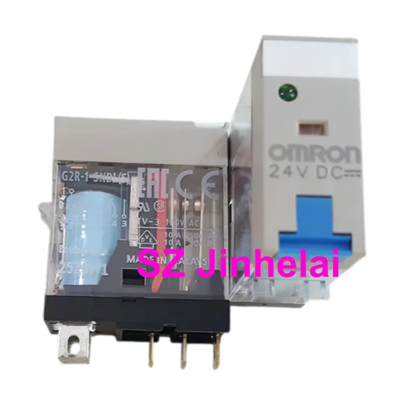 10pieces Authentic Original Omron G2R-1-SNDI(S) G2R-1-SNI(S) 24VDC Relay made in Malaysia G2R-1-SNDI SNI DC24(S)