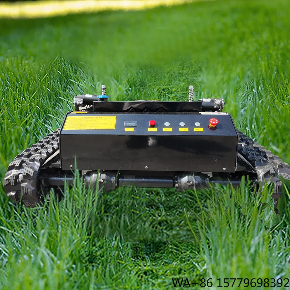 Newest Hot Sale Crawler Robot Self Propelled Remote Control Multi - Functional Garden Grass Cutting Machine Automated Lawn Mower