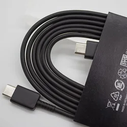 1.8M 3A USB Type C to Type C Cable Super Fast Charging Line For Galaxy S24 S23 S22 S21 S20 Note 20 Ultra 10 A55 A35 A15 A54 A73