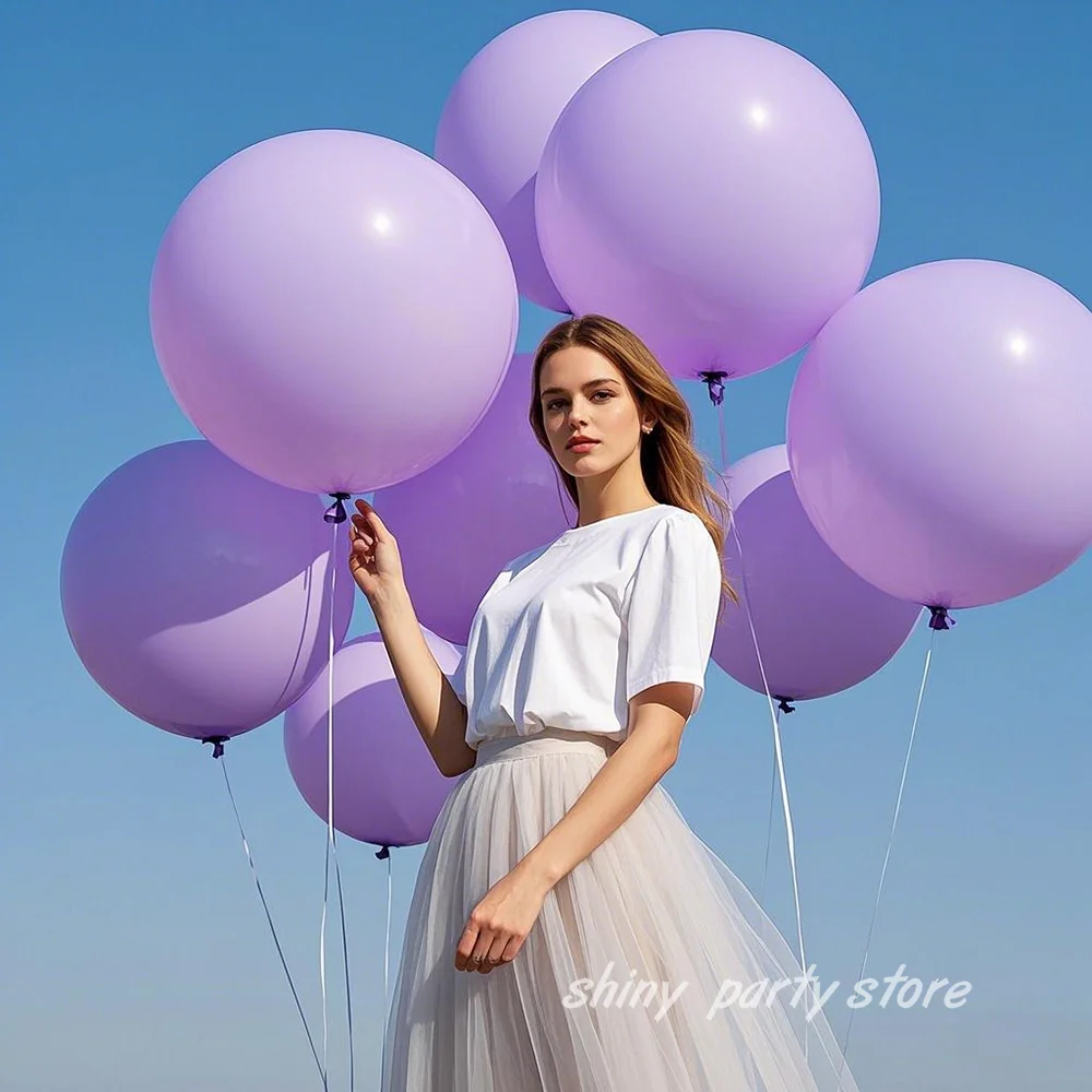36 بوصة 90 سنتيمتر الباستيل بالونات عملاقة جامبو كبير المشاركة الزفاف الديكور عيد ميلاد سعيد الهواء الأرجواني الحلوى ماتي بالون الهيليوم