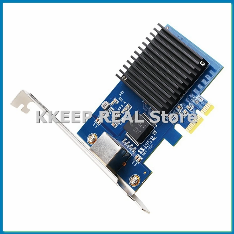 

Сетевая карта PCIe NIC 10 Гбит, один порт RJ45, чип RTL8127, карта сбора зрения PCI-Express X1 для Win10/Win 11-A79U